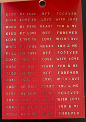 RECOLLECTIONS VALENTINE’S DAY STICKER BOOK 328 PC STICKERS 12 SHEETS ROMANCE