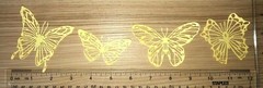 🦋20 SCRIBBLY BUTTERFLIES tim holtz cardstock paper die cut embellishments