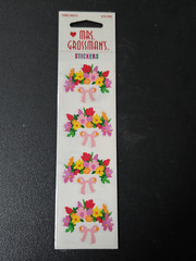Mrs. Grossman Floral Stickers – New – YOU CHOOSE – Sealed 2-3 Sheets