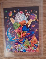 Lisa Frank 2 Sticker Sheets Unicorn & Sundae