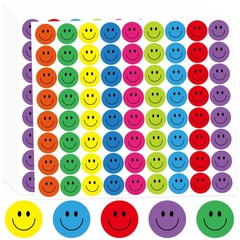 1800Pcs Happy Smile Face Stickers, 1 Inch Happy Face Decal Stickers Colorful …