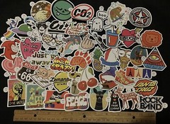 💣 LOT OF 20 RANDOM STICKER BOMB lots of styles Decals assorted decorations
