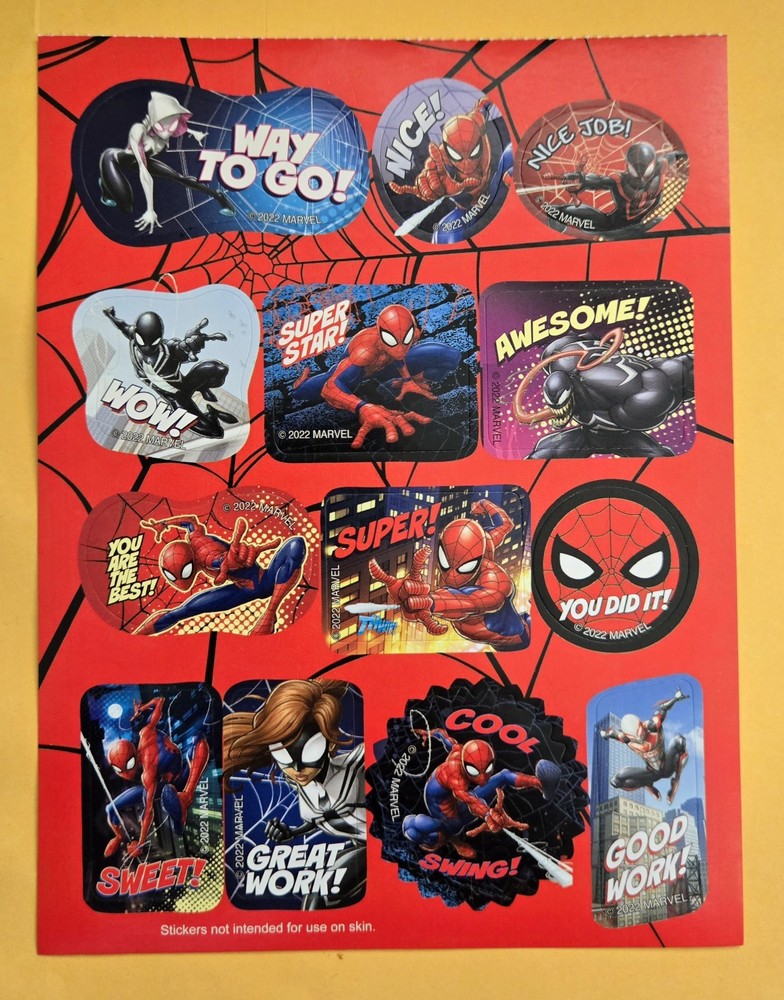 Spider-Man/ Spidey Sticker Sheet