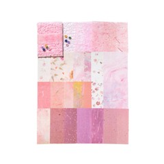 26Pcs DIY Diary Decor Accessories Handmade Scrapbook Paper Craft Textured Paper.
