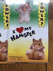 Oriental Trading 11 Sheets Hamsters Gone Wild Stickers NOS