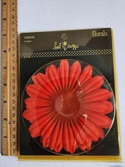Heidi Snapp Crimson Flowers Scrapbook/Craft Orange Flowers 5″ 12 Layers 2005