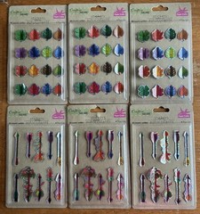 Lot of 6 Packs Crafter’s Square Pop Up Stickers Leaves & Arrows Scrapbooking 3D