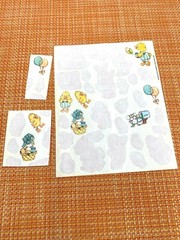 VINTAGE SCRATCH SNIFF EASTER STICKER LOT BUNNY EGG DUCK JELLYBEANS MIX OF BRANDS