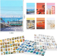 Washi Stickers, 300 Pcs Aesthetic Sticker for Journaling, DIY Decorative Paper