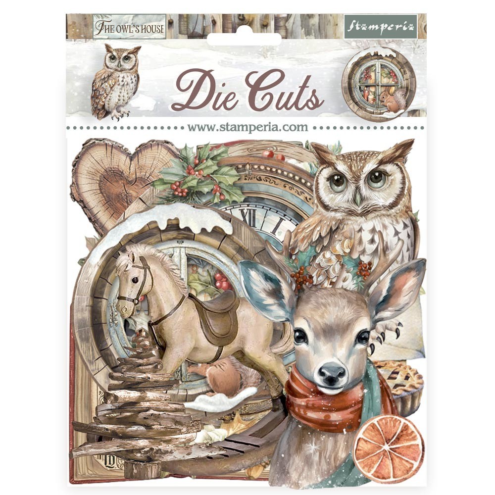 Stamperia THE OWLS HOUSE – DIE CUTS – JULY 2025 RELEASE