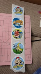 Vintage Stickers Albertsons Grocery Store Banana Cookie Skateboard Pizza Lot 5