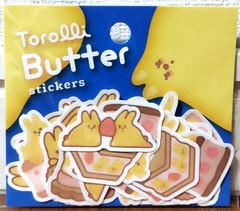 Torolli Butter Flake Sticker 30 Animal Rabbit Strawberry Sweet Cake Cookie JAPAN