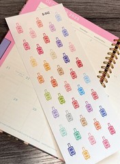 London, Travel, Trip, Holiday, Vacation:Handmake Erin Condren Planner Sticker