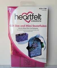 Heartfelt Creations Gift Box and Mini Snowflakes HCD1-7109 Craft Dies Brand New