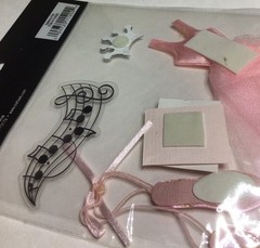 Paper Studio La Petites Ballet Ballerina 3D 3 D Stickers Set Of 2 Packs Sealed