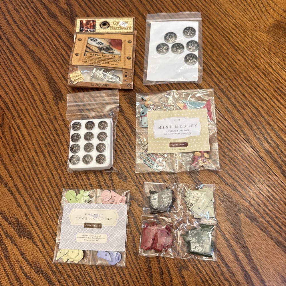 Close To My Heart and 7 Gypsies EMBELLISHMENTS LOT