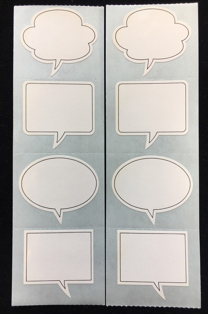 Mrs. Grossman’s QUOTATION QUOTE Stickers. 8 Squares. 1981. Retired.