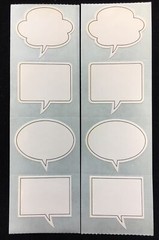 Mrs. Grossman’s QUOTATION QUOTE Stickers. 8 Squares. 1981. Retired.