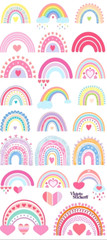 Violette Stickers Happy Rainbow Love Crafts Planner Supply Scrapbook