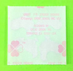 Vintage Prismatic Great 7 Rainbow Roosters Sticker Mod