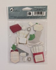 Jolee’s Christmas Gifts Presents Scrapbooking Stickers