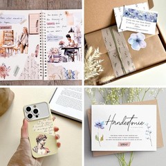 Luxury Journaling Sticker Set – Waterproof & Fade Resistant for Scrapbookers