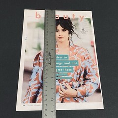 Fashion Magazine Clippings 2019 Models Junk Journal Decoupage Scrapbook Craft