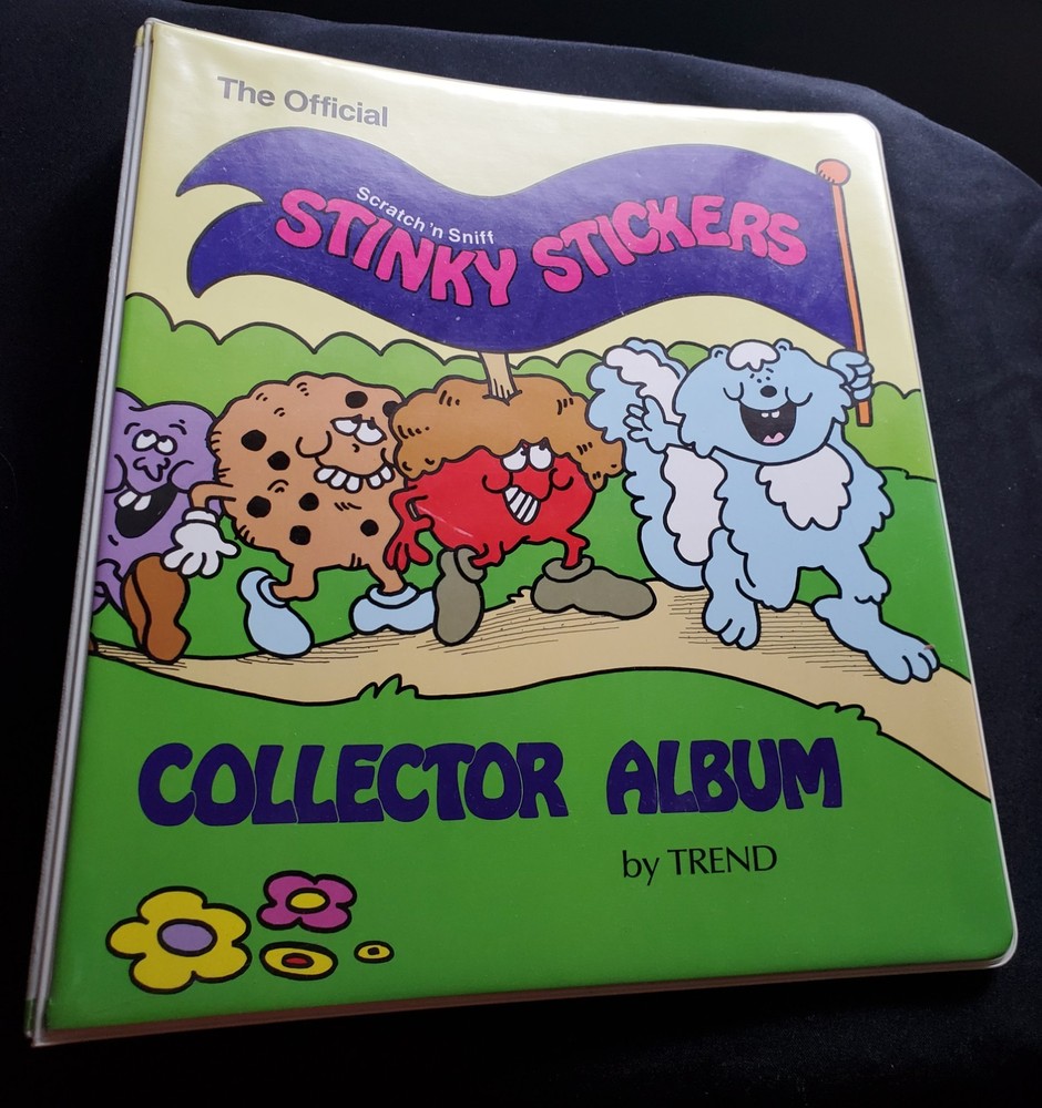 Vintage Trend Scratch n’ Sniff Sticker Collector’s Album Three Ring Binder