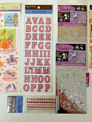 Princess Scrapbook Crafting Kit – Paper, Ribbon, Embellishment, Stickers