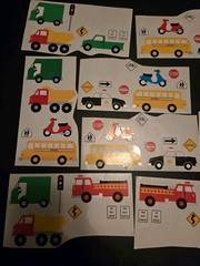 Vintage Mrs. Grossman’s CITY STREETS TRANSPORTATION Sticker Sheet Lot