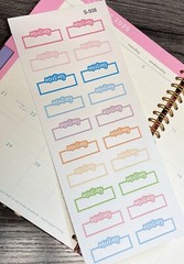 Clipboard, Office Meeting, Meeting, Handmake Erin Condren Planner Sticker