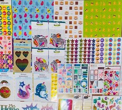 289+ Stickers, Mxd Themes Birthday Mickey Mouse Zoo Animals Holiday Seasonal