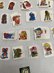 HUGE Lot Vintage 80’s Stickers ~ Qty 72 Stickers Made In Taiwan