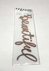 Heidi Swapp Foam Stickers Beautiful Script Title Gold Foil Dimensional Scrapbook
