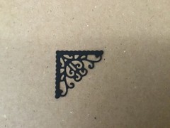 Page Corners Lace Edge Corner Page Accents Die Cut Embellishments 10 pcs 1-1/4”
