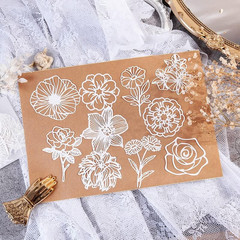Vintage Scrapbook Embellishments Paper Cutout Lace for Scrapbooking Supplies, 40