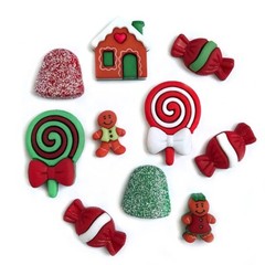 Buttons Galore 50+ Assorted Christmas Theme Buttons for Sewing & Crafts