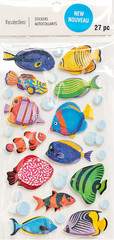 Fish Troical Freshwater Angelfish ClownfishButterflyfish Recollections Stickers