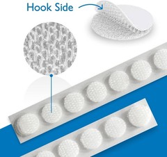 Adhesive Dots for Home, Office, Classroom – White