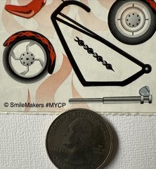 BUILD-A-MOTORCYCLE Stickers(7pc)Smile Maker•Bike Tires •Engine•Ride•Card Making•