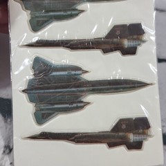 Vintage SilverWings Fighter Plane Stickers National Air And Space Museum
