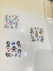 Sandylion Warner Brothers Baby Loony Toons Stickers Prism Shiny And Large Fuzzy