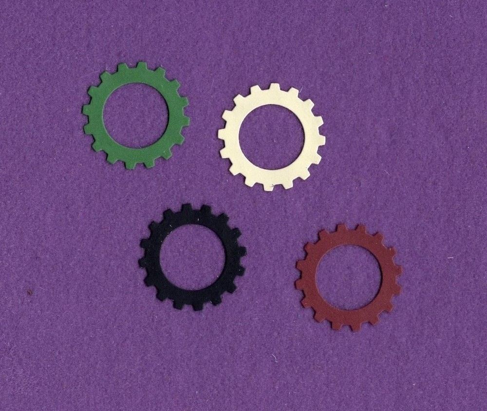 GEARS # 9 machine clock die cuts scrapbook cards