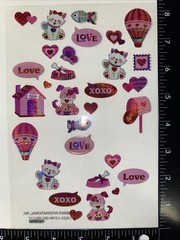 Puppy & Kitten Partial Sticker Sheets Scrapbook Craft Stickers