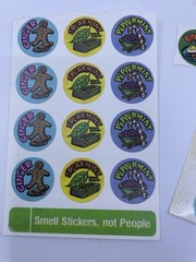 Mixed Lot Of Vintage 70s & 80’s Scratch & Sniff Stickers Wheaties Mr Men