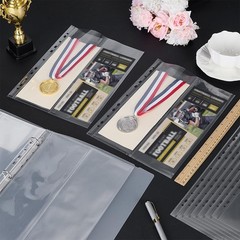 20PCS Award Ribbon Organizer for 4.2×12.2inch Ribbons Clear Plastic Photo Car…