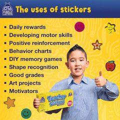 Teacher Stickers for Students – 4960 Reward Stickers for Kids Classroom Supplies