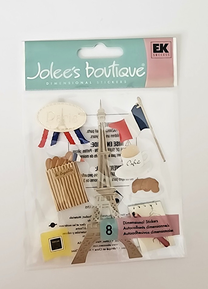 RETIRED Jolee’s Boutique 3D Embellishments – Paris France Destination – SPJE010