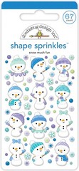 Doodlebug Sprinkles Snow Much Fun Snowmen Girls Boys Flakes Bows Hats Love