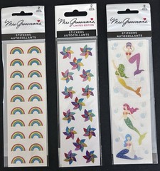 Mrs Grossmans HUGE Sticker Lot 450+ Flowers Mermaids Rainbows Kittens Bunnies…